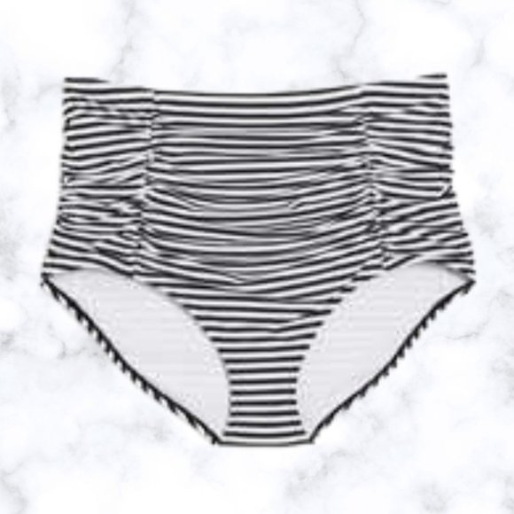 Joe Fresh b&w ruched swim bottom (3X) - Picture 1 of 2